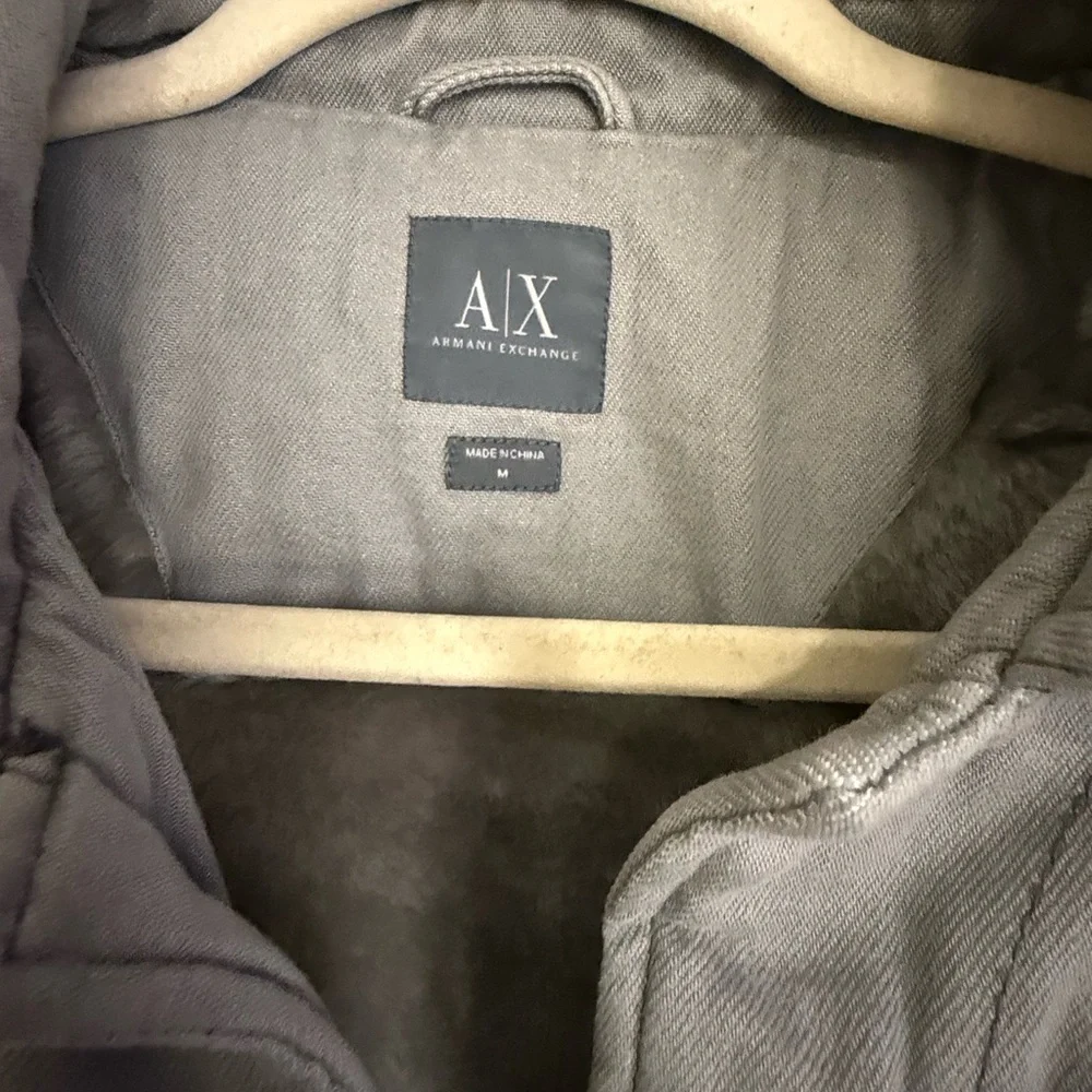 Armani Exchange Men's Taupe Jacket - Picture 2 of 5